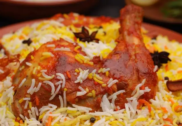 Tandoori Chicken Dum Biryani